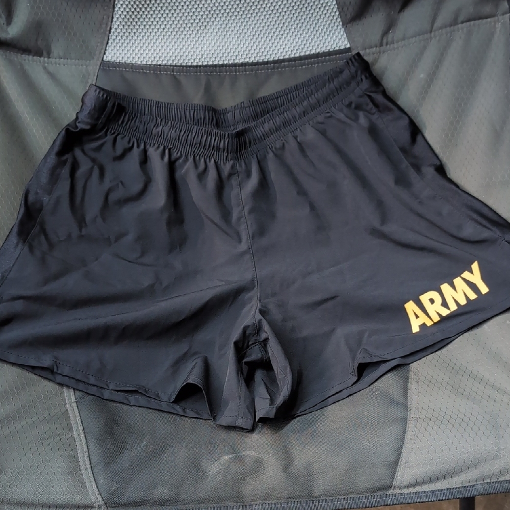 Black ARMY Athletic Shorts
